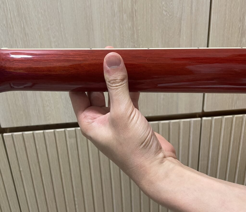 Correct thumb position
