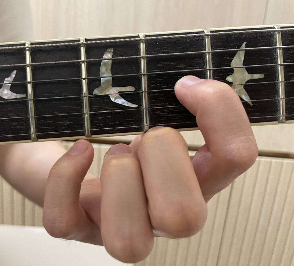 Wrong Finger Potision on Fretboard